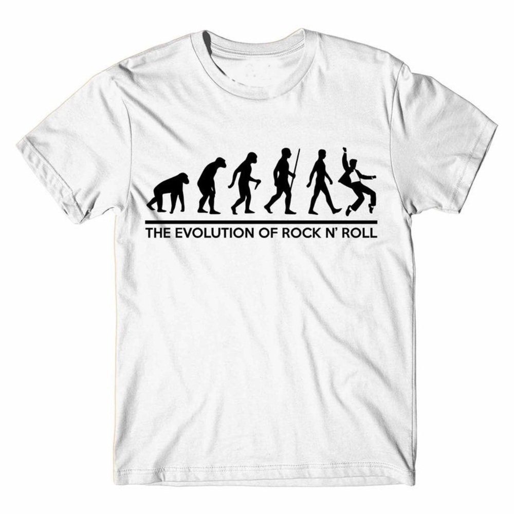 Elvis Presley Evolution Of Rock Timeline Retro Music Graphic Fan T-Shirt